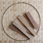 Preview: DIY Aufsteller Holzständer Holzklötzchen mit Loop Ring 25 cm